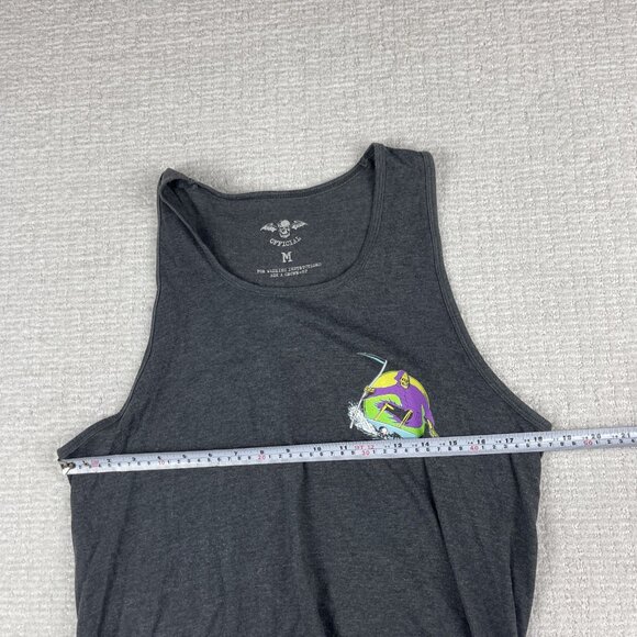 Avenged Sevenfold Mens Tank Top Size Medium Black Reaper Surfing Y2K Metal Rock - Picture 8 of 12